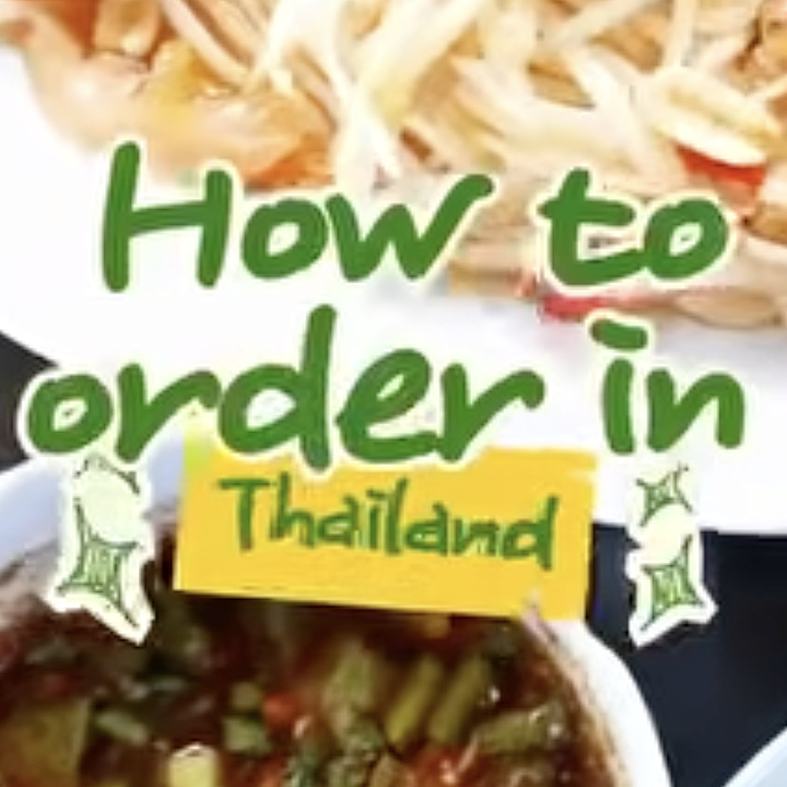 how to order in thailand thai lesson